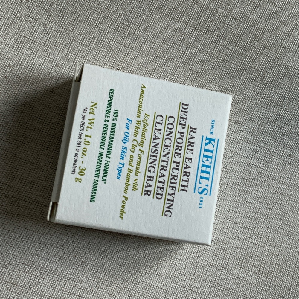 Kiehl’s Rare Earth Deep Pore Purifying Concentrated Facial Cleansing Bar 30g